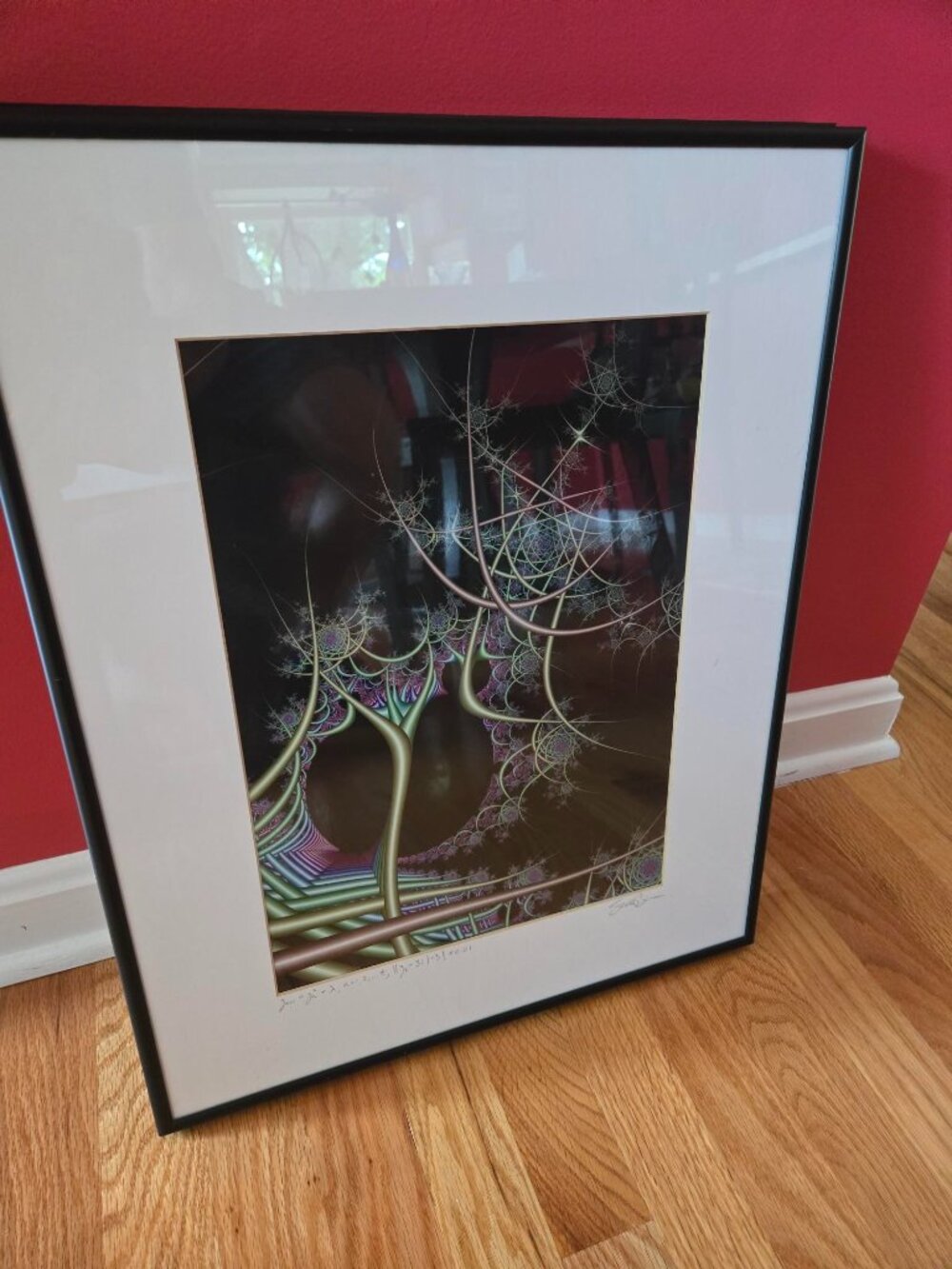 Hand-crafted piece of original art - 16"x20" framed